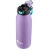imageBubba Radiant Stainless Steel PushButton Chug Lid 24oz Water Bottle Medium Rubberized ScubaDark Lavender