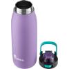 imageBubba Radiant Stainless Steel PushButton Chug Lid 24oz Water Bottle Medium Rubberized ScubaDark Lavender