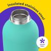 imageBubba Radiant Stainless Steel PushButton Chug Lid 24oz Water Bottle Medium Rubberized ScubaIsland Teal