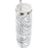 imageBubba Radiant Stainless Steel PushButton Chug Lid 24oz Water Bottle Medium Rubberized ScubaLight Stone Marble Swirl