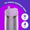 imageBubba Radiant Stainless Steel PushButton Chug Lid 24oz Water Bottle Medium Rubberized ScubaLilac Dream Crystal Ombre