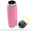 imageBubba Radiant Stainless Steel PushButton Chug Lid 24oz Water Bottle Medium Rubberized ScubaRubberized Azalea