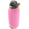 imageBubba Radiant Stainless Steel PushButton Chug Lid 24oz Water Bottle Medium Rubberized ScubaRubberized Azalea