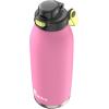 imageBubba Radiant Stainless Steel PushButton Chug Lid 24oz Water Bottle Medium Rubberized ScubaRubberized Azalea