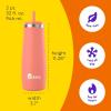 imageBubba Radiant Stainless Steel PushButton Chug Lid 24oz Water Bottle Medium Rubberized ScubaRubberized Coral