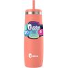 imageBubba Radiant Stainless Steel PushButton Chug Lid 24oz Water Bottle Medium Rubberized ScubaRubberized Coral