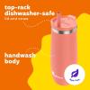 imageBubba Radiant Stainless Steel PushButton Chug Lid 24oz Water Bottle Medium Rubberized ScubaRubberized Coral