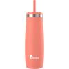 imageBubba Radiant Stainless Steel PushButton Chug Lid 24oz Water Bottle Medium Rubberized ScubaRubberized Coral