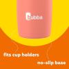 imageBubba Radiant Stainless Steel PushButton Chug Lid 24oz Water Bottle Medium Rubberized ScubaRubberized Coral