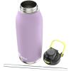 imageBubba Radiant Stainless Steel PushButton Chug Lid 24oz Water Bottle Medium Rubberized ScubaRubberized Lavender Frost
