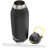 imageBubba Radiant Stainless Steel PushButton Chug Lid 24oz Water Bottle Medium Rubberized ScubaRubberized Licorice