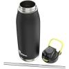 imageBubba Radiant Stainless Steel PushButton Chug Lid 24oz Water Bottle Medium Rubberized ScubaRubberized Licorice