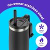 imageBubba Radiant Stainless Steel PushButton Chug Lid 24oz Water Bottle Medium Rubberized ScubaRubberized Licorice