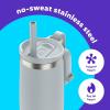 imageBubba Radiant Stainless Steel PushButton Chug Lid 24oz Water Bottle Medium Rubberized ScubaRubberized Light Stone