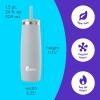 imageBubba Radiant Stainless Steel PushButton Chug Lid 24oz Water Bottle Medium Rubberized ScubaRubberized Light Stone