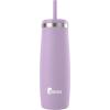 imageBubba Radiant Stainless Steel PushButton Chug Lid 24oz Water Bottle Medium Rubberized ScubaRubberized Lilac Dream