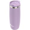 imageBubba Radiant Stainless Steel PushButton Chug Lid 24oz Water Bottle Medium Rubberized ScubaRubberized Lilac Dream