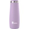 imageBubba Radiant Stainless Steel PushButton Chug Lid 24oz Water Bottle Medium Rubberized ScubaRubberized Lilac Dream