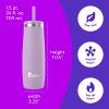imageBubba Radiant Stainless Steel PushButton Chug Lid 24oz Water Bottle Medium Rubberized ScubaRubberized Lilac Dream