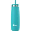 imageBubba Radiant Stainless Steel PushButton Chug Lid 24oz Water Bottle Medium Rubberized ScubaRubberized Scuba