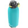 imageBubba Radiant Stainless Steel PushButton Chug Lid 24oz Water Bottle Medium Rubberized ScubaRubberized Scuba
