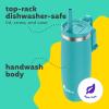 imageBubba Radiant Stainless Steel PushButton Chug Lid 24oz Water Bottle Medium Rubberized ScubaRubberized Scuba