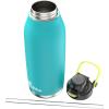imageBubba Radiant Stainless Steel PushButton Chug Lid 24oz Water Bottle Medium Rubberized ScubaRubberized Scuba