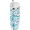imageBubba Radiant Stainless Steel PushButton Chug Lid 24oz Water Bottle Medium Rubberized ScubaScuba Marble Swirl