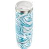 imageBubba Radiant Stainless Steel PushButton Chug Lid 24oz Water Bottle Medium Rubberized ScubaScuba Marble Swirl
