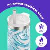 imageBubba Radiant Stainless Steel PushButton Chug Lid 24oz Water Bottle Medium Rubberized ScubaScuba Marble Swirl