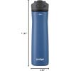 imageContigo 24oz Leakproof Stainless Steel Water Bottle with Straw ampamp Handle Dual Insulated for Cold ampamp Hot Drinks Pack of 2Blue Corn