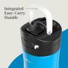imageContigo 24oz Leakproof Stainless Steel Water Bottle with Straw ampamp Handle Dual Insulated for Cold ampamp Hot Drinks Pack of 2Blue Poppy