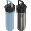 imageContigo 24oz Leakproof Stainless Steel Water Bottle with Straw ampamp Handle Dual Insulated for Cold ampamp Hot Drinks Pack of 2GlacierStainless Steel w Licorice