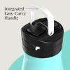 imageContigo 24oz Leakproof Stainless Steel Water Bottle with Straw ampamp Handle Dual Insulated for Cold ampamp Hot Drinks Pack of 2Jade Vine