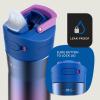 imageContigo 24oz Leakproof Stainless Steel Water Bottle with Straw ampamp Handle Dual Insulated for Cold ampamp Hot Drinks Pack of 2Lazuli Ombre
