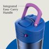 imageContigo 24oz Leakproof Stainless Steel Water Bottle with Straw ampamp Handle Dual Insulated for Cold ampamp Hot Drinks Pack of 2Lazuli Ombre