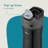 imageContigo 24oz Leakproof Stainless Steel Water Bottle with Straw ampamp Handle Dual Insulated for Cold ampamp Hot Drinks Pack of 2Licorice