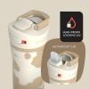 imageContigo 24oz Leakproof Stainless Steel Water Bottle with Straw ampamp Handle Dual Insulated for Cold ampamp Hot Drinks Pack of 2Oatmilk