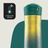 imageContigo 24oz Leakproof Stainless Steel Water Bottle with Straw ampamp Handle Dual Insulated for Cold ampamp Hot Drinks Pack of 2Pineapple  Spirulina Ombre