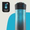 imageContigo 24oz Leakproof Stainless Steel Water Bottle with Straw ampamp Handle Dual Insulated for Cold ampamp Hot Drinks Pack of 2Strawberry Cream