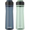 imageContigo Ashland 20 Water Bottle with AUTOSPOUT Lid  Tritan Water Bottle 24oz 3 Pack Juniper ampamp Sake ampamp Bubble TeaBlueberryAgave