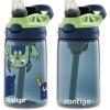 imageContigo Aubrey Kids Water Bottle with Silicone Straw and Spill Proof Lid 14oz 2Pack Whales ampamp Dragon Blue ampamp GreenBlueberry  Monsters