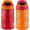imageContigo Aubrey Kids Water Bottle with Silicone Straw and Spill Proof Lid 14oz 2Pack Whales ampamp Dragon Blue ampamp GreenCheetah  Toucans
