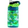 imageContigo Aubrey Kids Water Bottle with Silicone Straw and Spill Proof Lid 14oz 2Pack Whales ampamp Dragon Blue ampamp GreenDinos