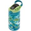 imageContigo Aubrey Kids Water Bottle with Silicone Straw and Spill Proof Lid 14oz 2Pack Whales ampamp Dragon Blue ampamp GreenDinos