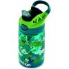 imageContigo Aubrey Kids Water Bottle with Silicone Straw and Spill Proof Lid 14oz 2Pack Whales ampamp Dragon Blue ampamp GreenDinos