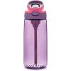 imageContigo Aubrey Kids Water Bottle with Silicone Straw and Spill Proof Lid 14oz 2Pack Whales ampamp Dragon Blue ampamp GreenEggplant