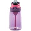 imageContigo Aubrey Kids Water Bottle with Silicone Straw and Spill Proof Lid 14oz 2Pack Whales ampamp Dragon Blue ampamp GreenEggplant