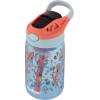 imageContigo Aubrey Kids Water Bottle with Silicone Straw and Spill Proof Lid 14oz 2Pack Whales ampamp Dragon Blue ampamp GreenMermaids
