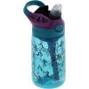 imageContigo Aubrey Kids Water Bottle with Silicone Straw and Spill Proof Lid 14oz 2Pack Whales ampamp Dragon Blue ampamp GreenUnicorn